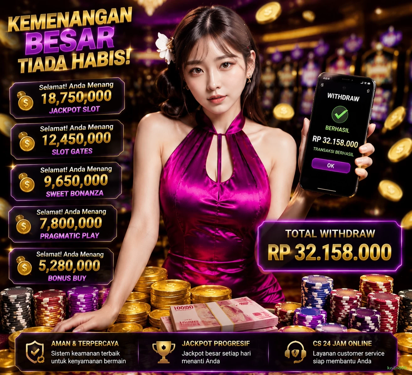 Berbagai Jenis Permainan yang Tersedia di koin805